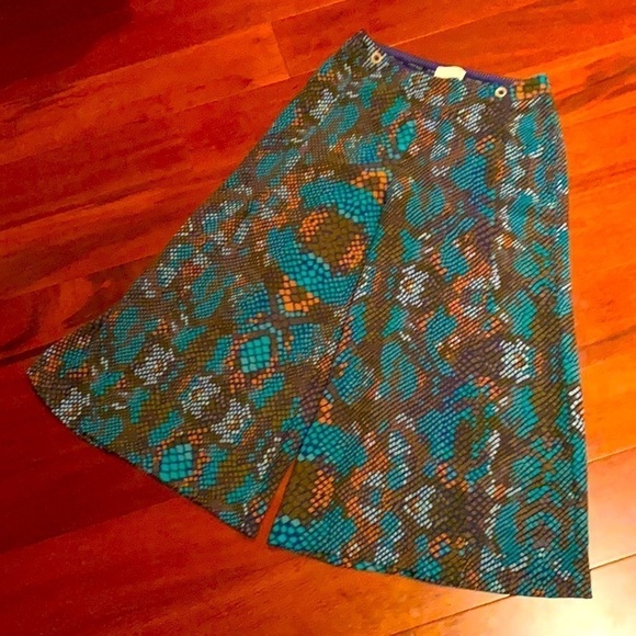 Anthropologie snake print essential culottes - Picture 3 of 6